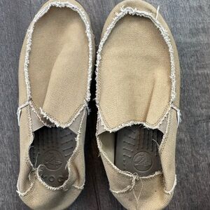 Crocs Santa Crus Canvas Slip-On Shoes